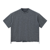 Acid Wash Raw-Hem Boxy T-shirt