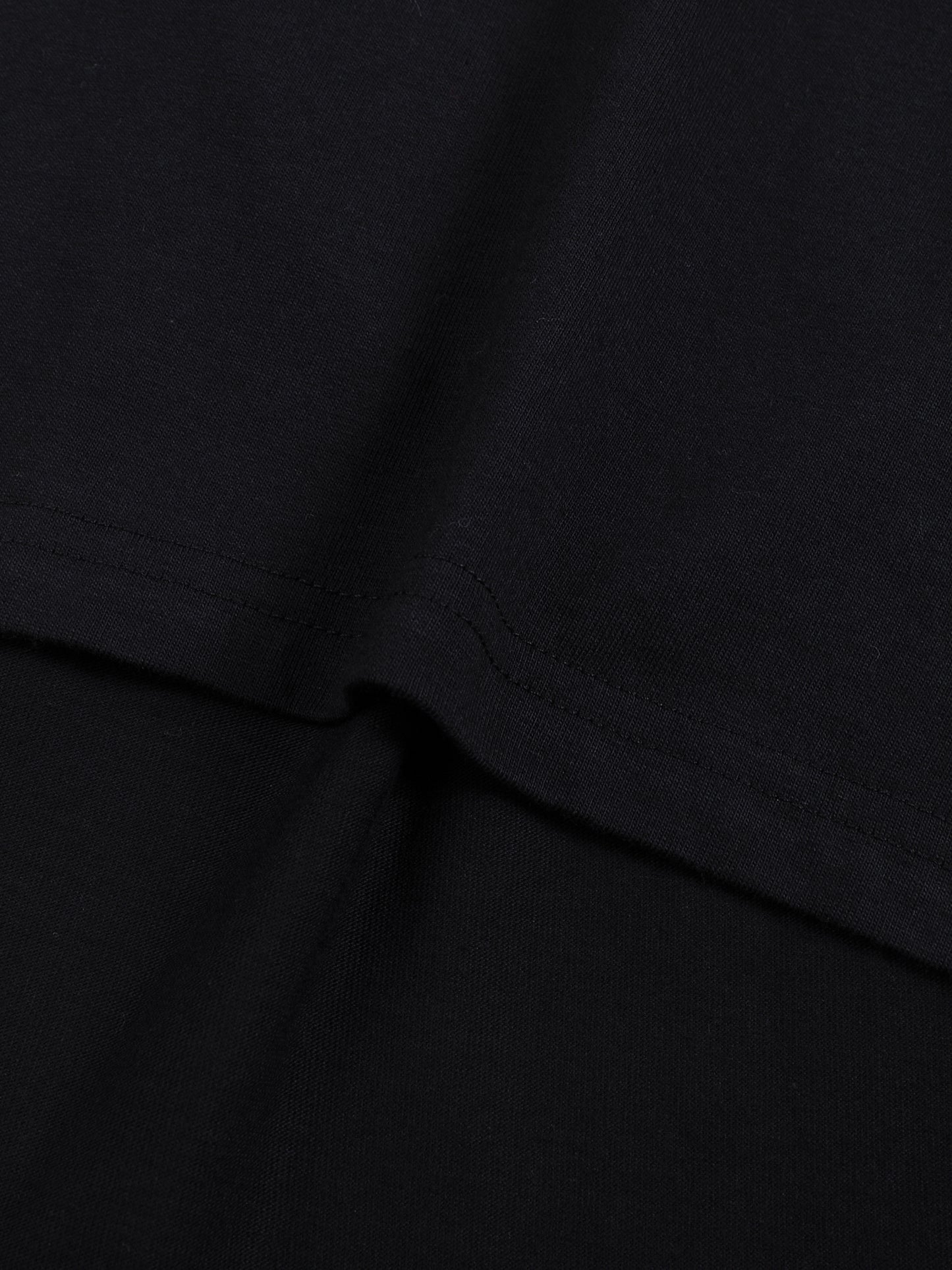 crew neck drop shoulder long sleeve shirt