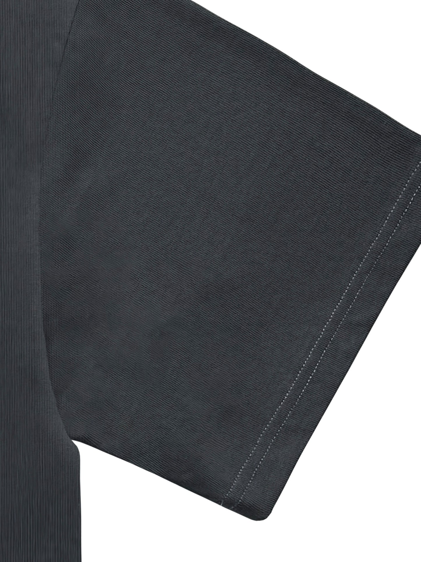 heavyweight knitted round neck t-shirt