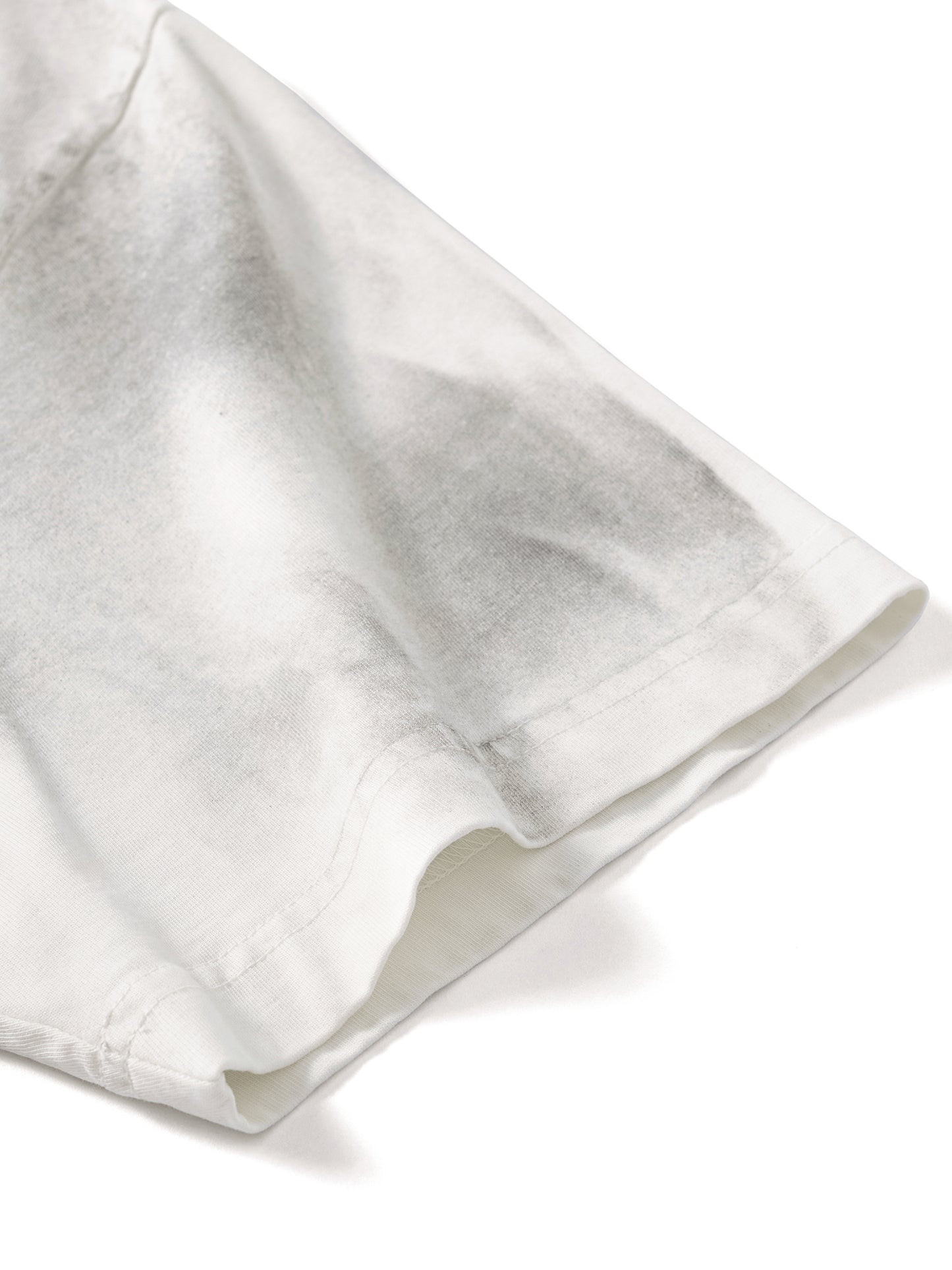 dirty washed loose t-shirt