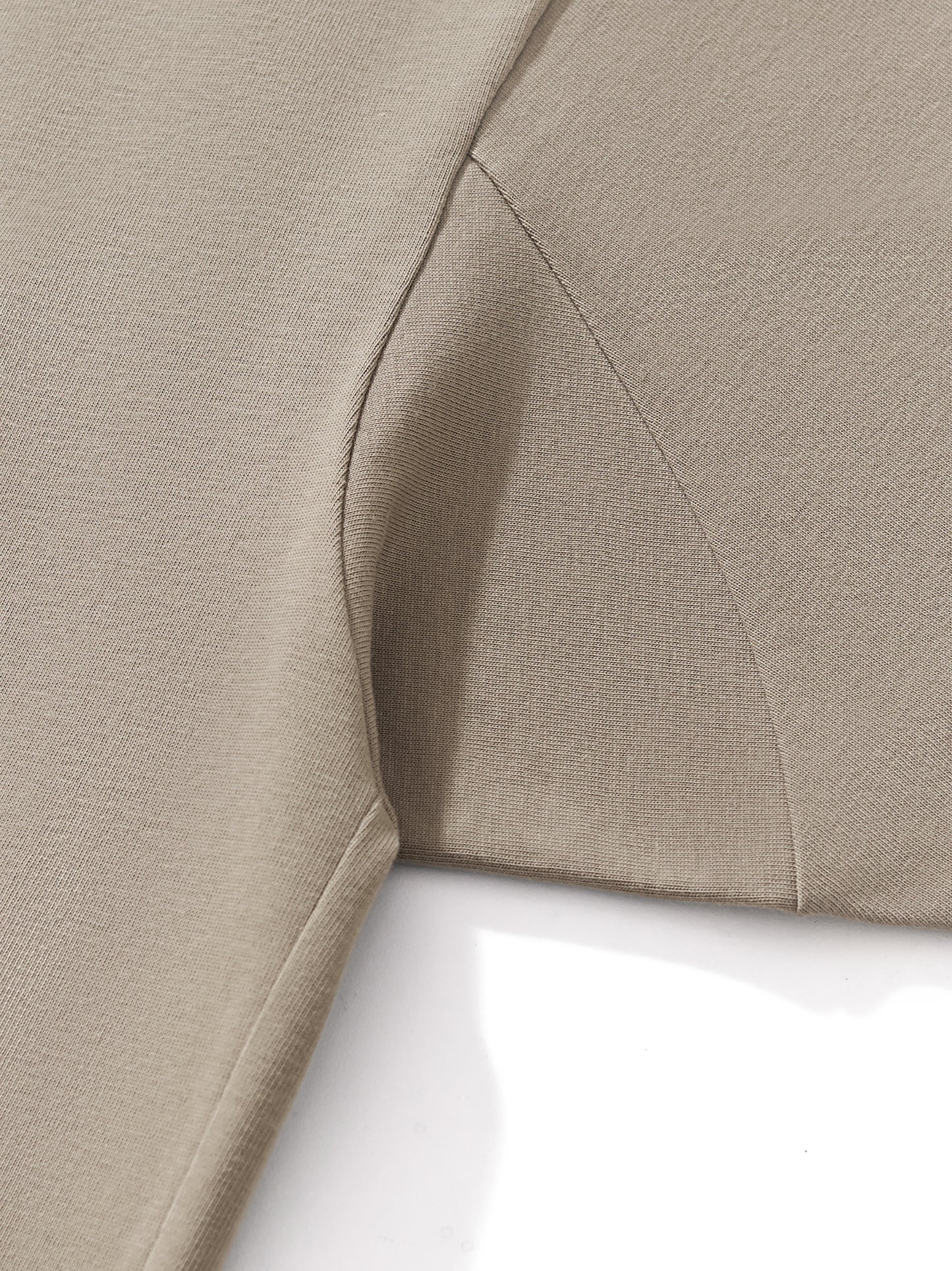 heavyweight oversized mock neck t-shirt