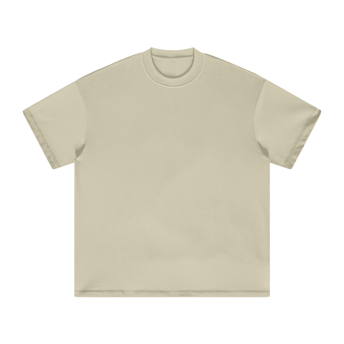 heavyweight earth tone fog t-shirt 305gsm