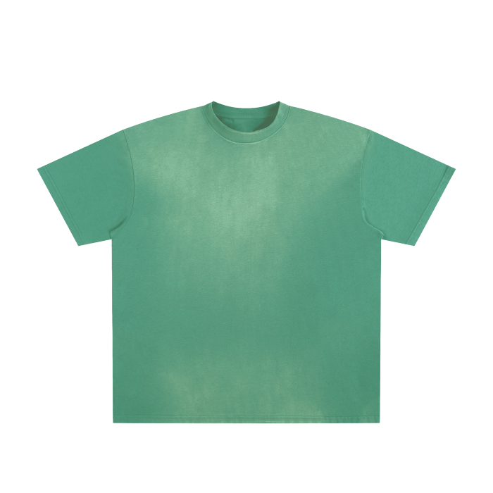 monkey washed all-over drop shoulder t-shirt 250 gsm