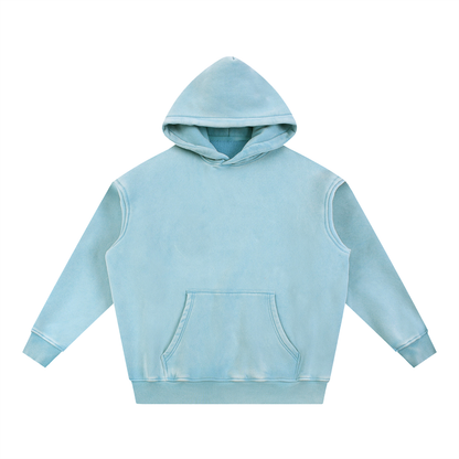 Acid Wash Fleece Oversize Hoodie