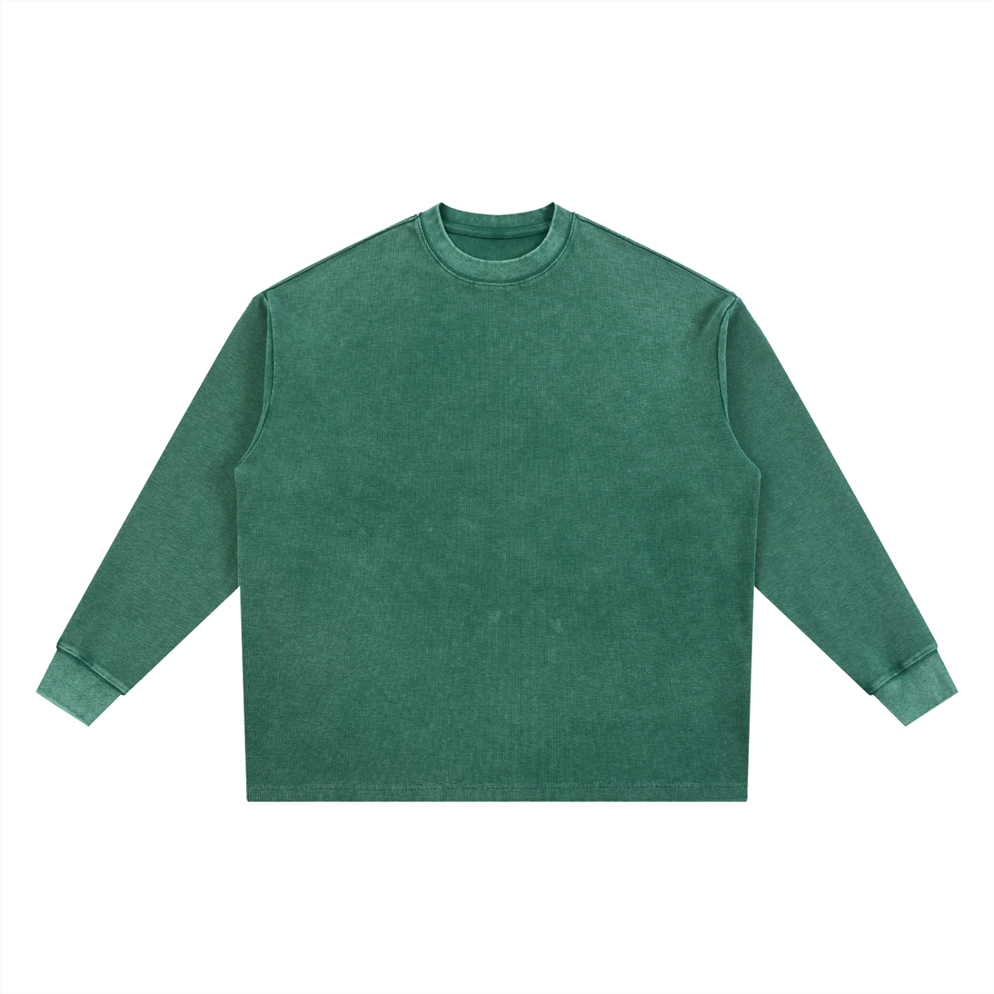 mineral wash waffle oversized t-shirt