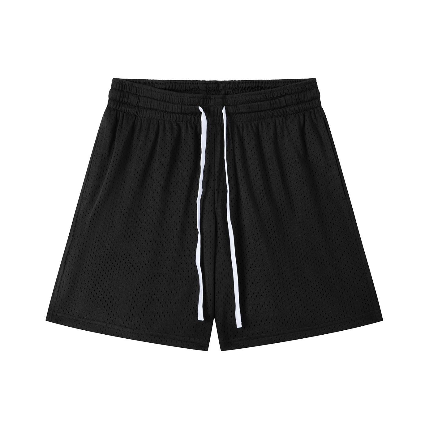 mesh drawstring shorts