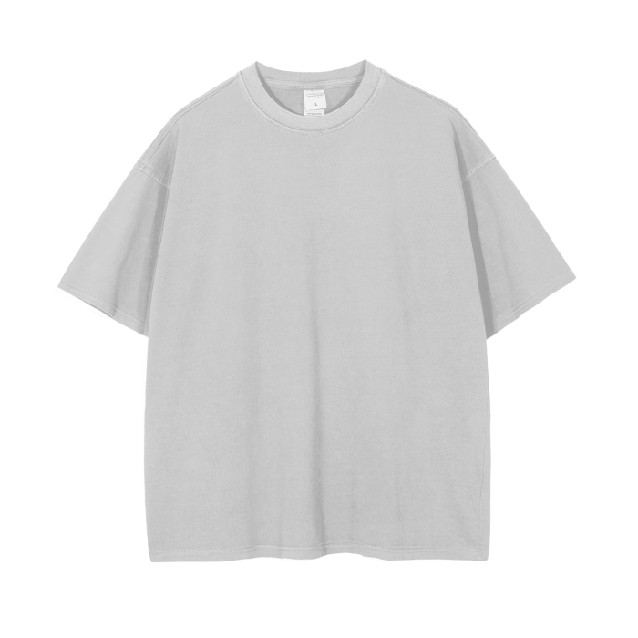 vintage wash drop shoulder t-shirt 250 gsm