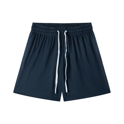 Mesh Drawstring Shorts