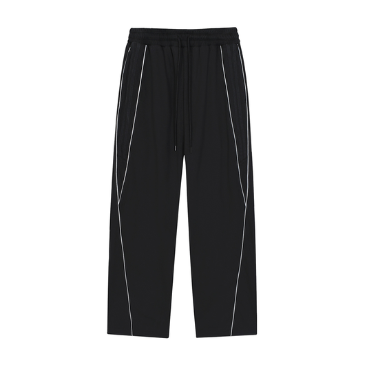 Reflection Striped Straight-Leg Joggers