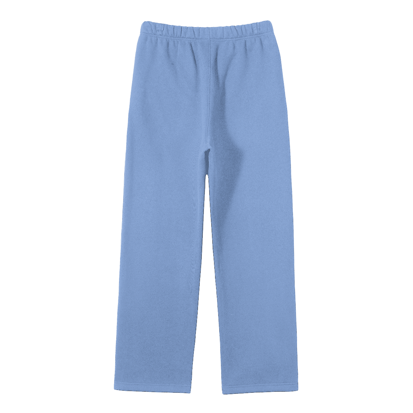 solid colour fleece straight leg joggers