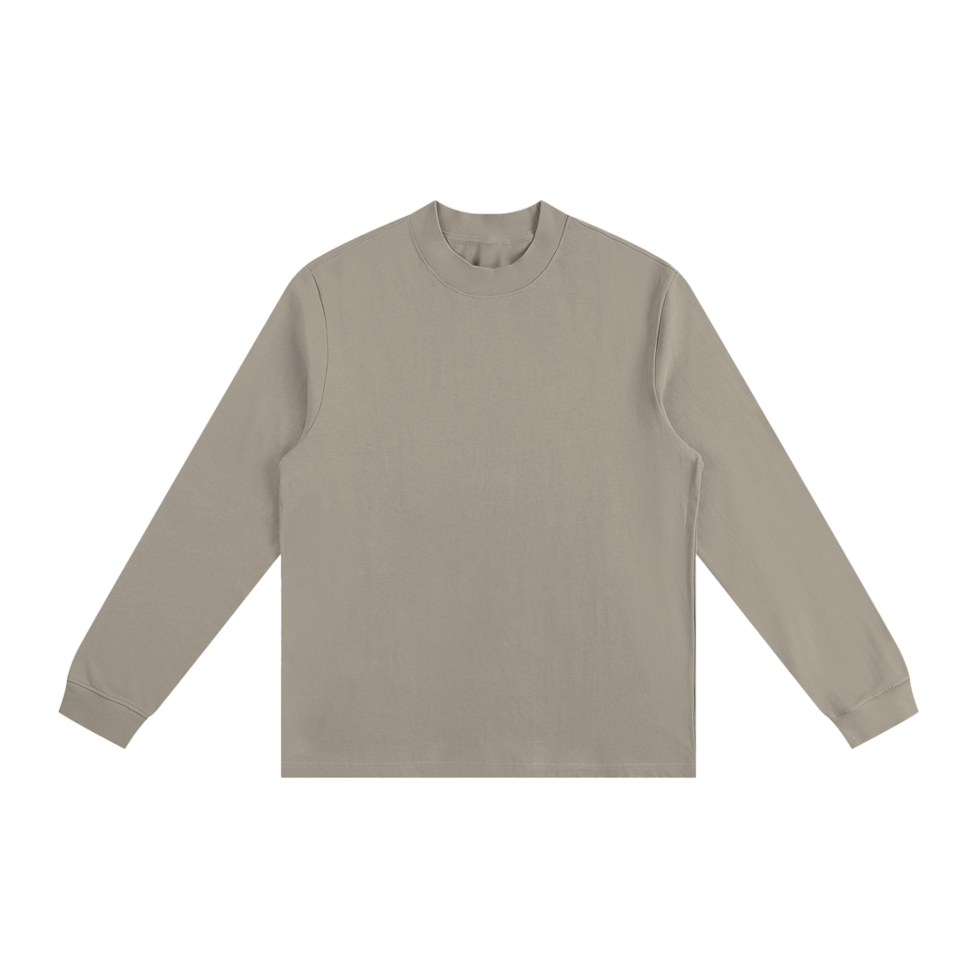 essential non-shrink mock neck sweatshirt