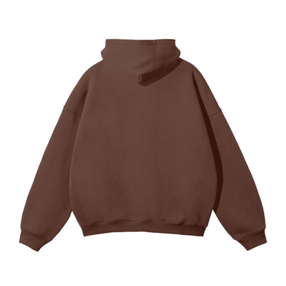 Streetwear Oversized Solid Colour Fleece Hoodie 350 GSM