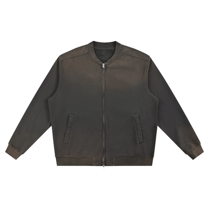 Sun Fade Heavyweight Baseball Jacket
