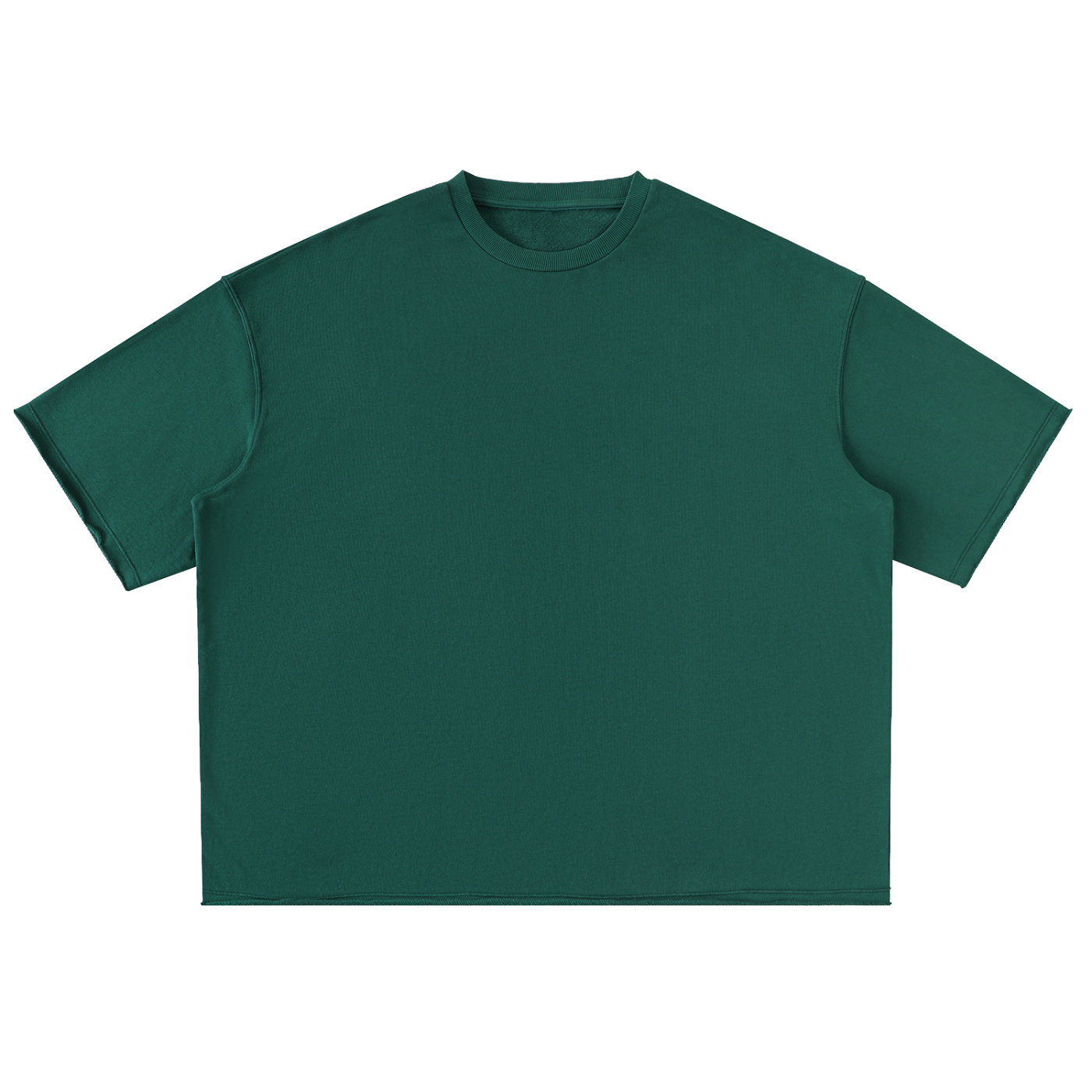 washed rolled hem half sleeve t-shirt