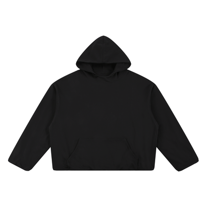 Boxy Gather-Hem Hoodie