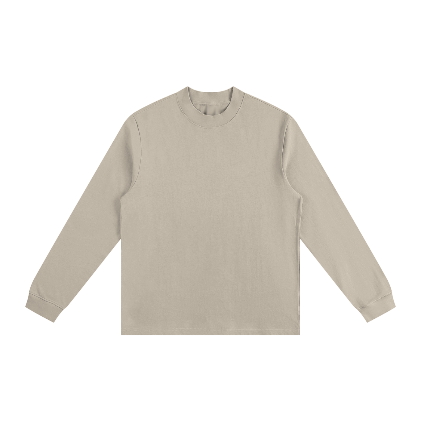 essential non-shrink mock neck sweatshirt