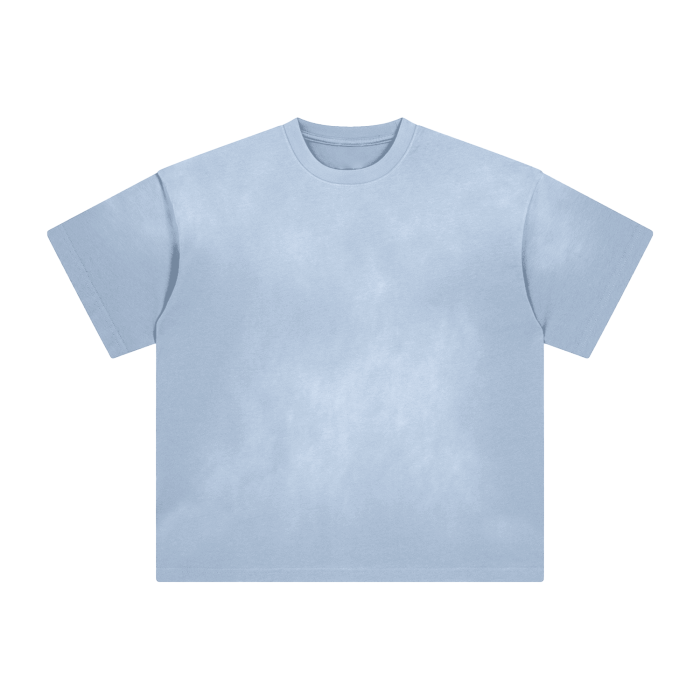 monkey washed all-over drop shoulder t-shirt 250 gsm