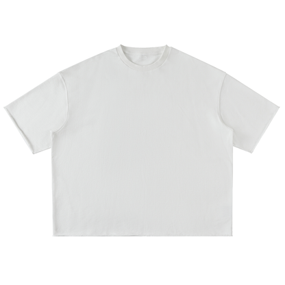 Washed Rolled Hem Half Sleeve T-Shirt