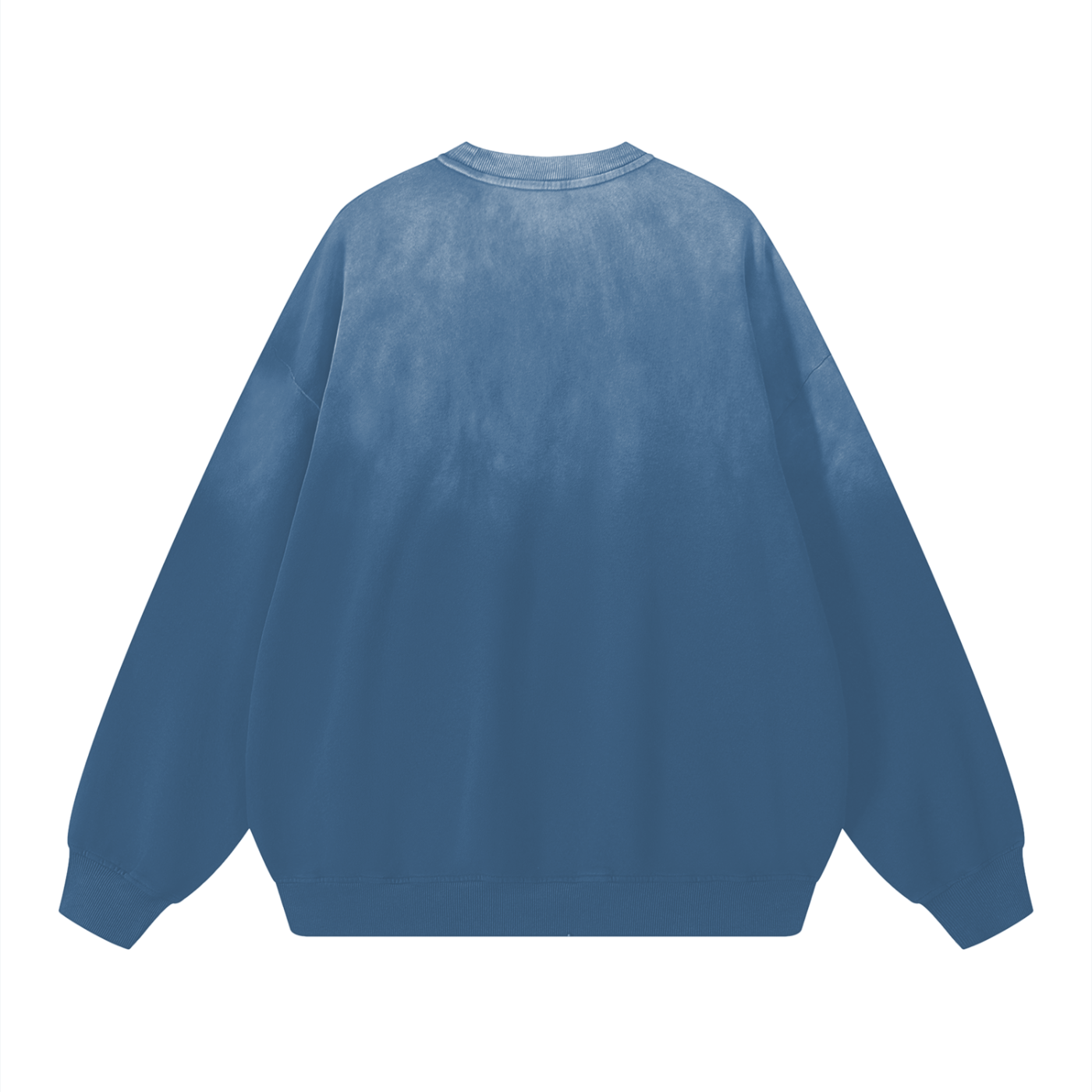 sunfade drop-shoulder cotton sweatshirt