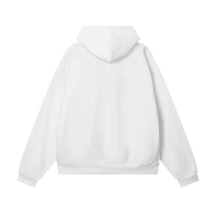 oversized heavyweight hidden pocket fleece hoodie 460 gsm