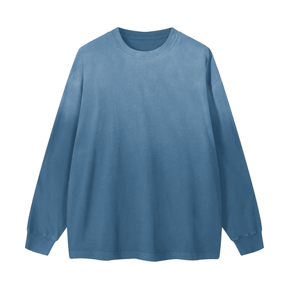 Gradient Washed Long Sleeve T-Shirt