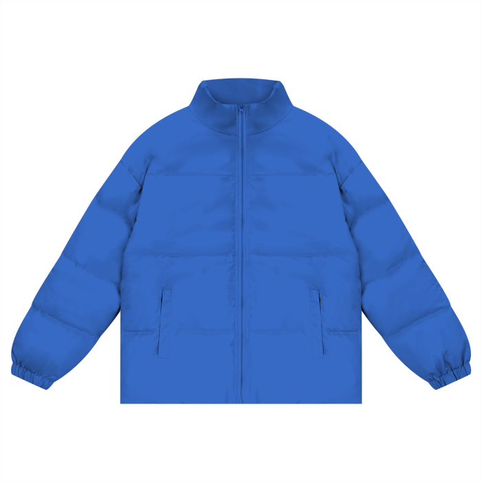 zipper puffer coat 900 gsm