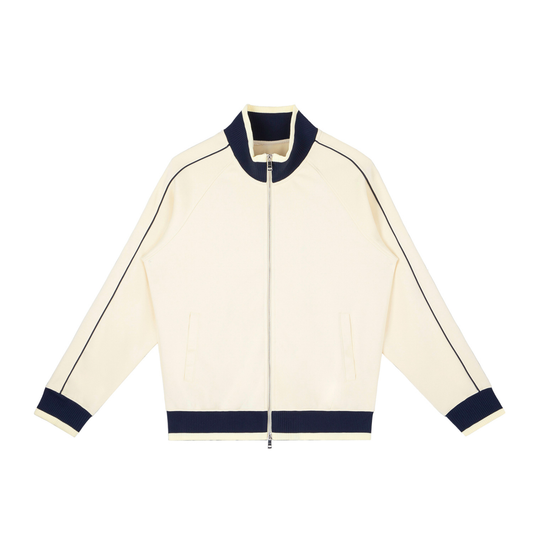 Colour Block Raglan Sleeve Zip Track Jacket