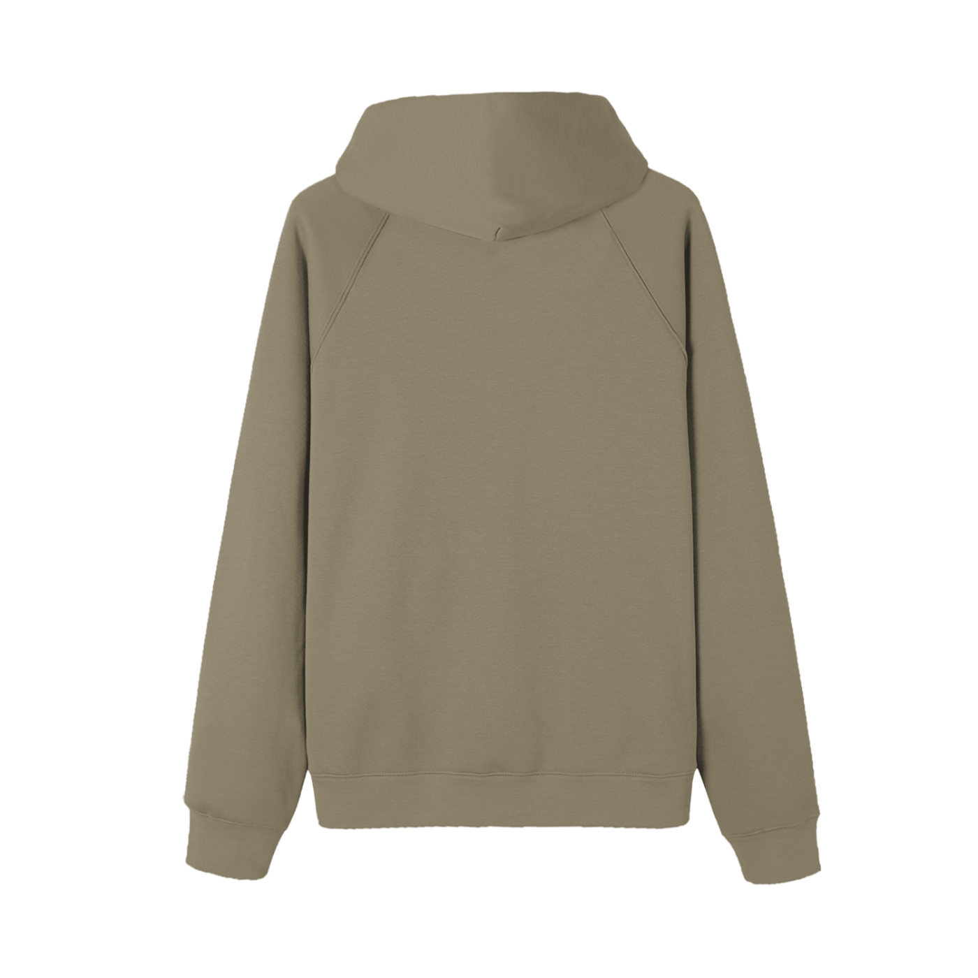 essential raglan sleeve fleece hoodie
