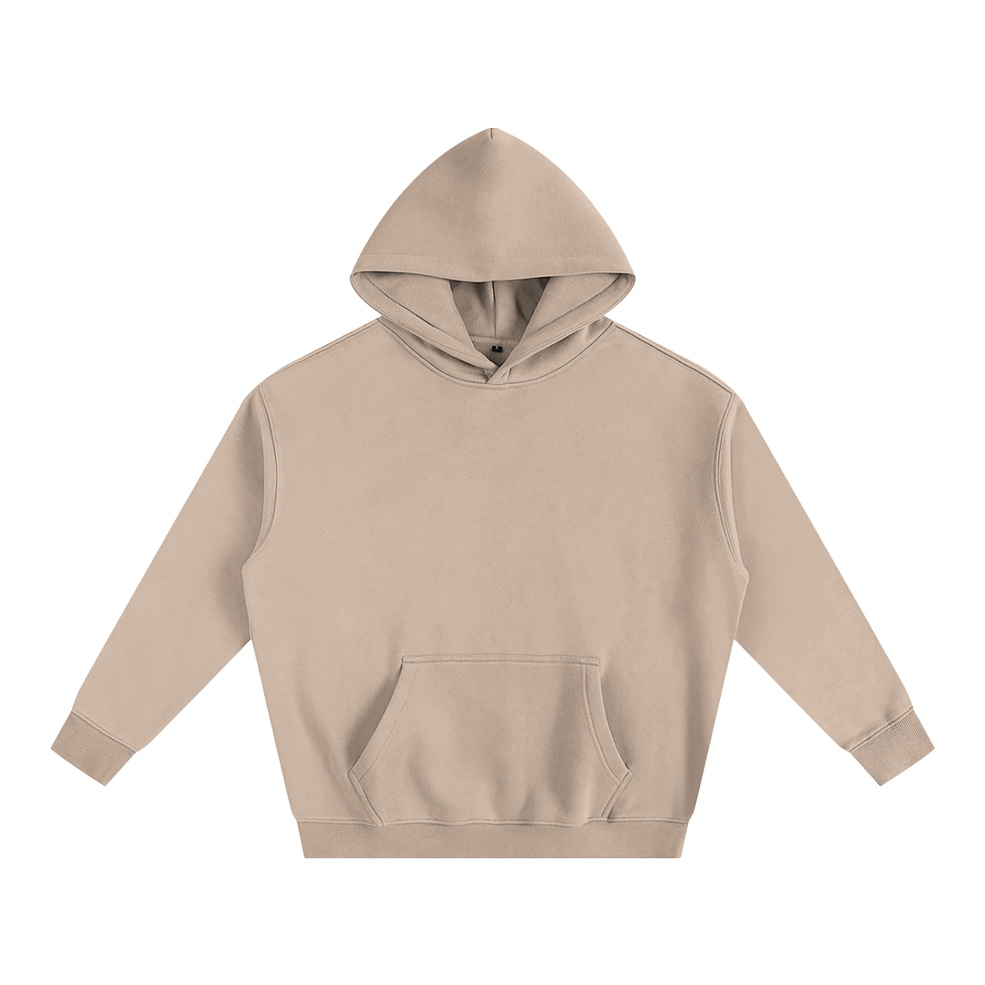 oversize fleeced hoodie