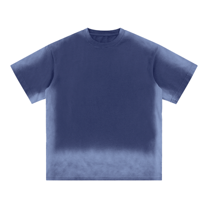 Monkey Washed Edge Drop Shoulder T-Shirt 250 GSM