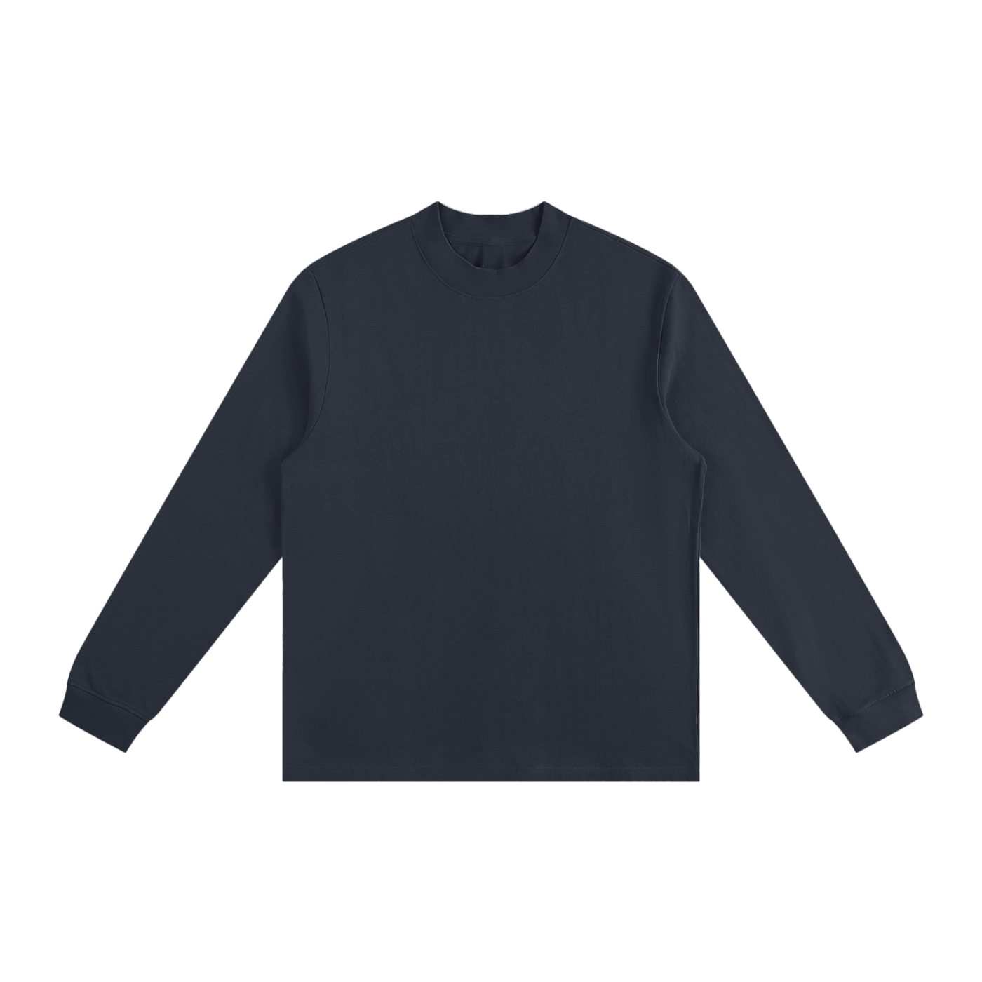 essential non-shrink mock neck sweatshirt