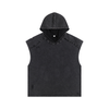 Acid Washed Boxy Hooded Tank Top