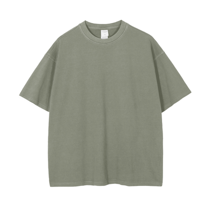 Vintage Wash Drop Shoulder T-Shirt 250 GSM