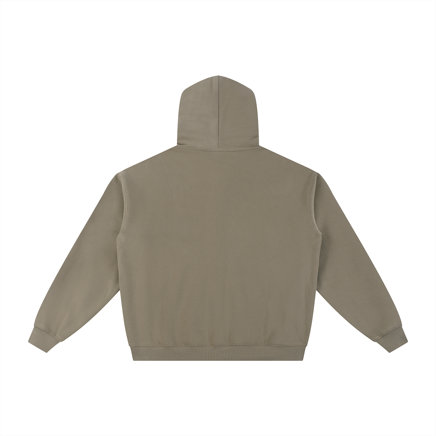 essential fleece zip-through hoodie