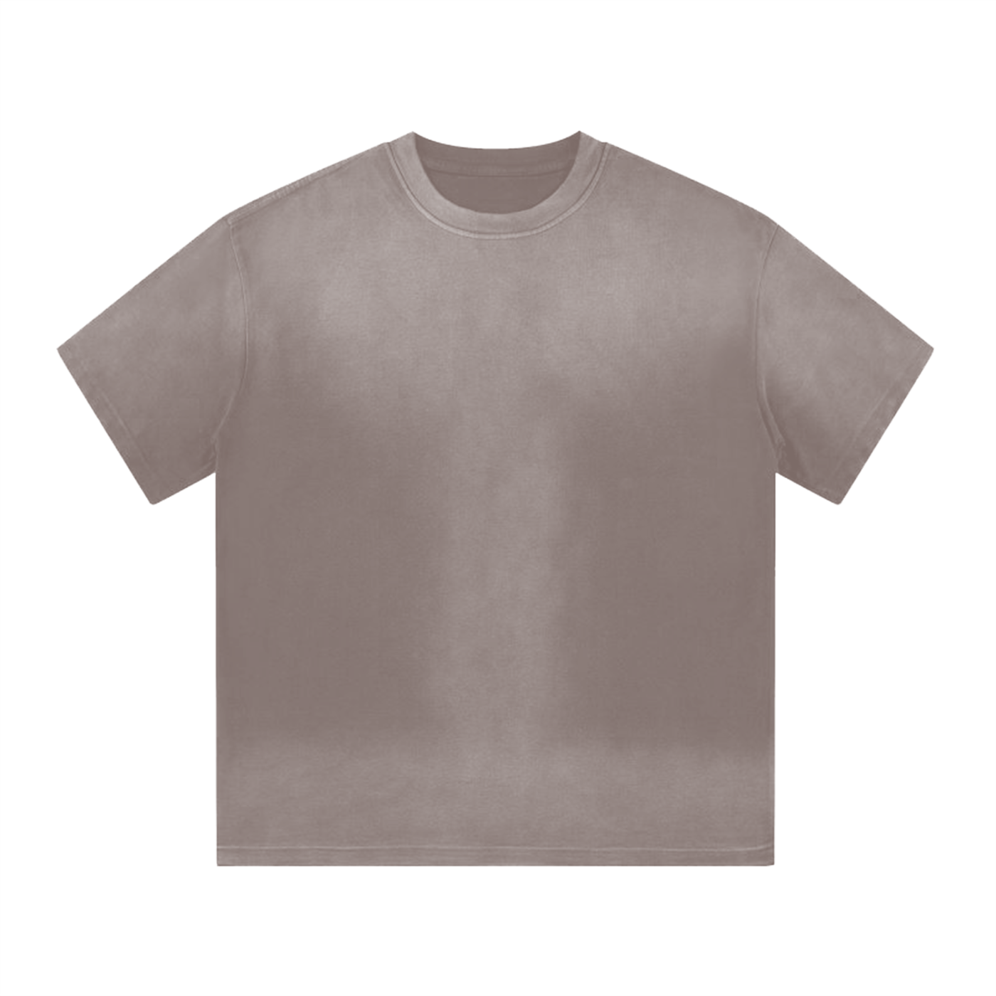 “i” shape gradient washed t-shirt