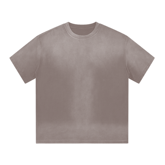 “I” Shape Gradient Washed T-Shirt