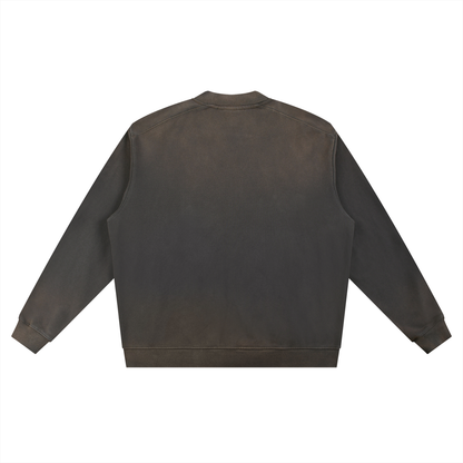 Sun Fade Heavyweight Baseball Jacket