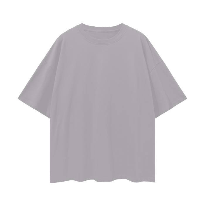 oversized deep drop shoulder tee 190 gsm