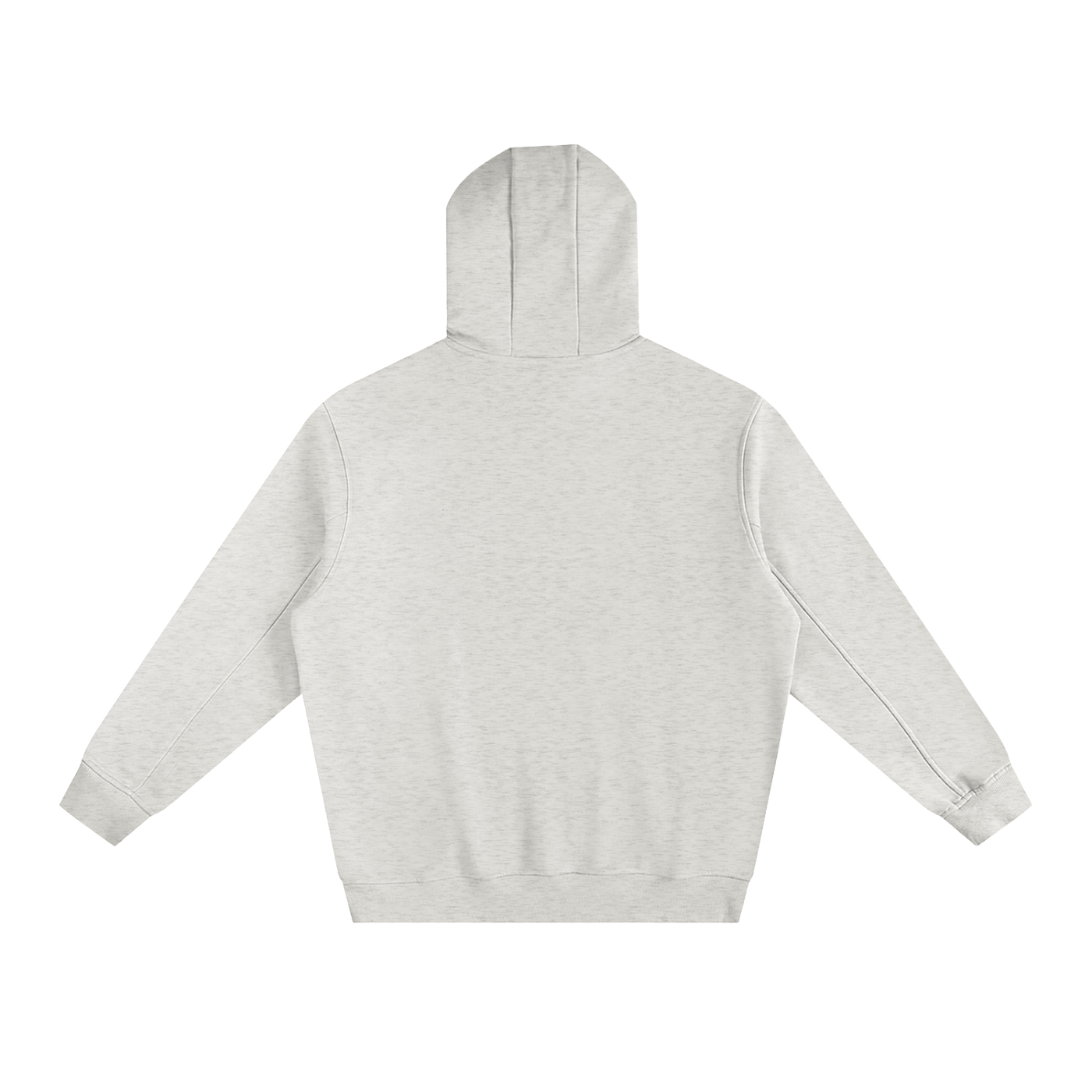 fleeced high neck hoodie