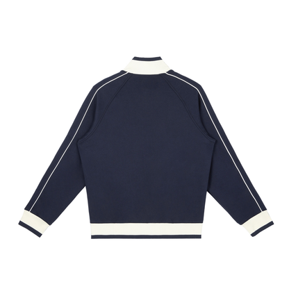 Colour Block Raglan Sleeve Zip Track Jacket