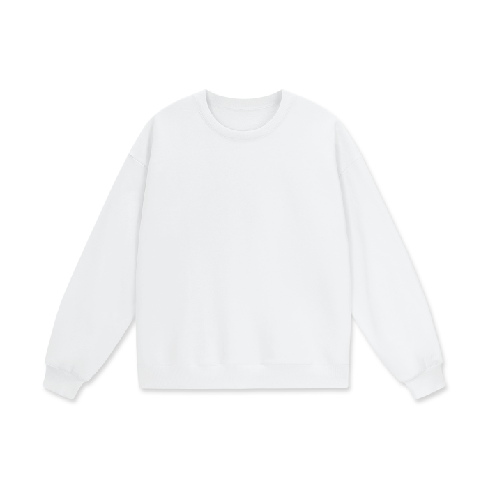 streetwear heavyweight drop shoulder oversized sweatshirt 460 gsm