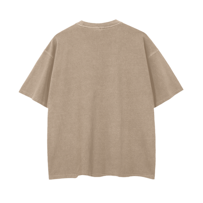 Vintage Wash Drop Shoulder T-Shirt 250 GSM