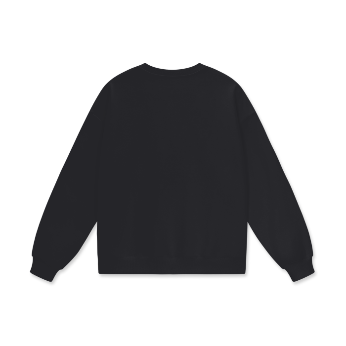 streetwear heavyweight drop shoulder oversized sweatshirt 460 gsm