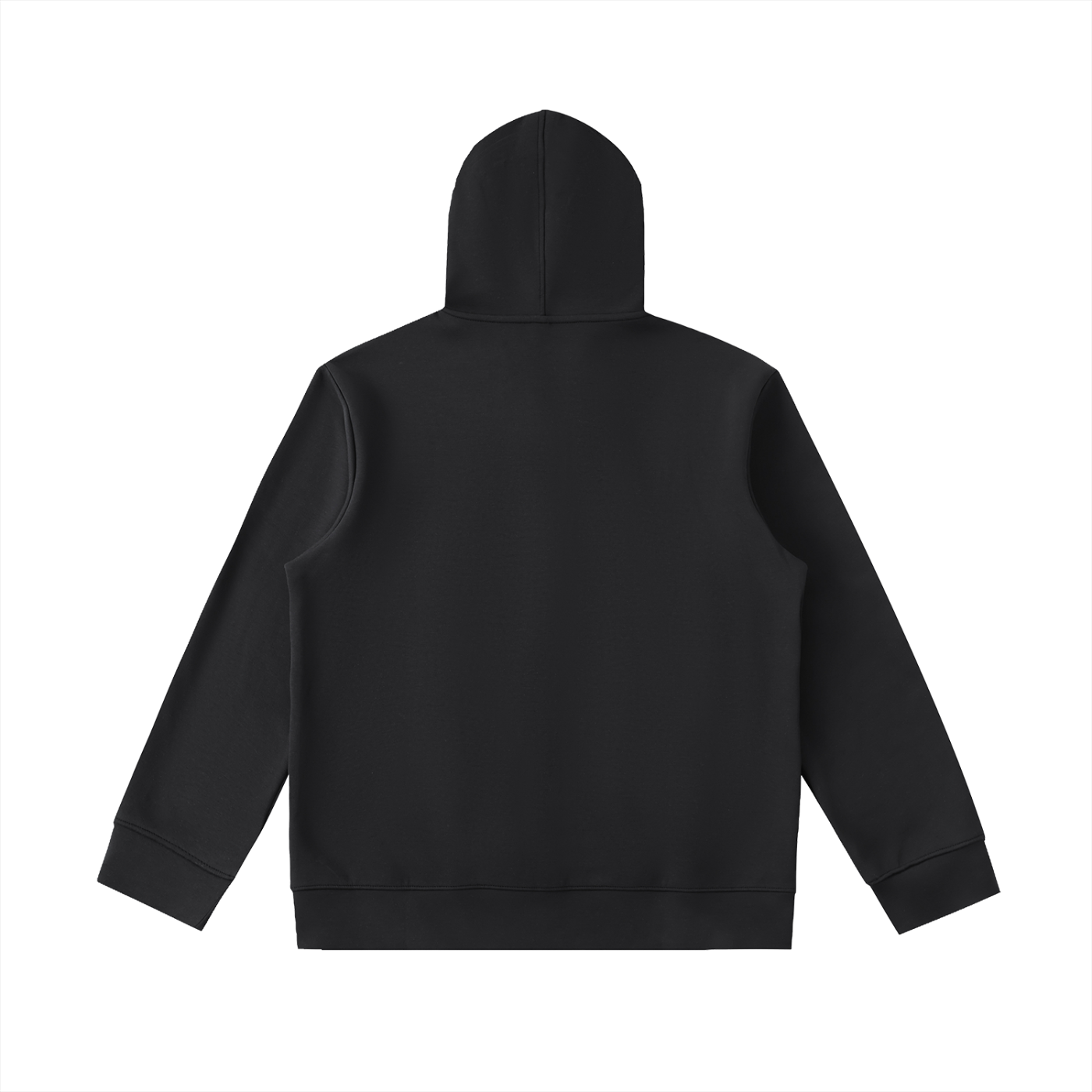 essential heavyweight high neck zip-up hoodie