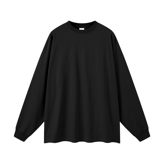 streetwear fog 100% cotton long sleeve tee 305 gsm