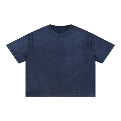 Mineral Wash Boxy Cotton T-Shirt