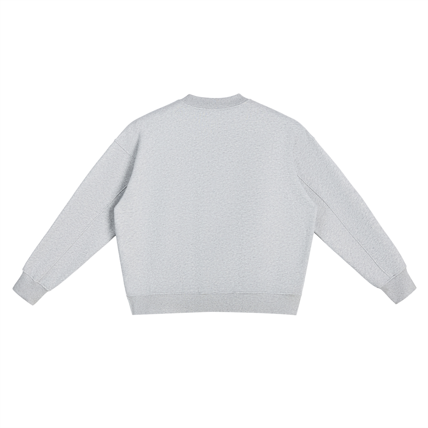 fleece side slit crewneck sweatshirt