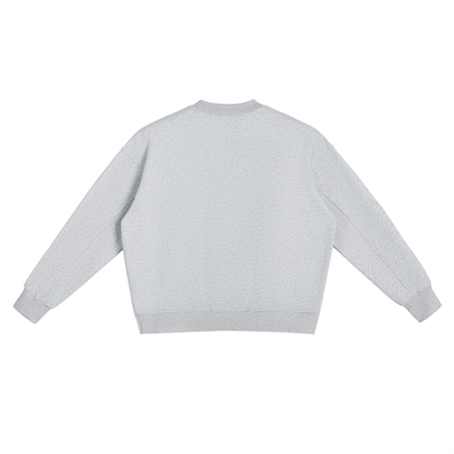 Fleece Side Slit Crewneck Sweatshirt