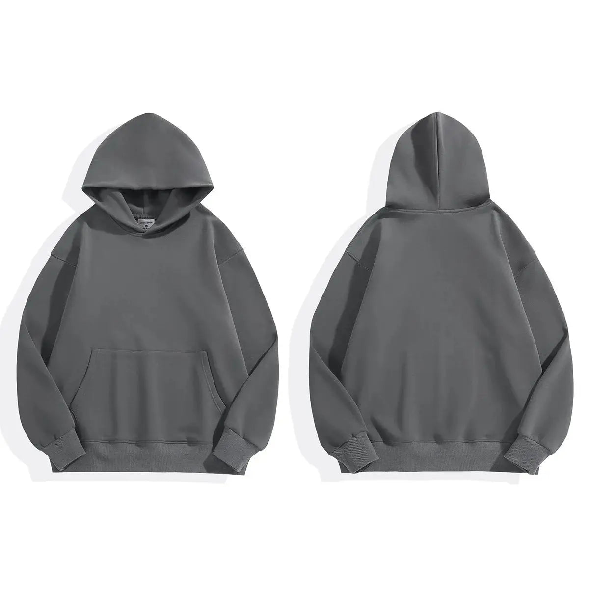 heavyweight fleece lined pullover hoodie 480 gsm