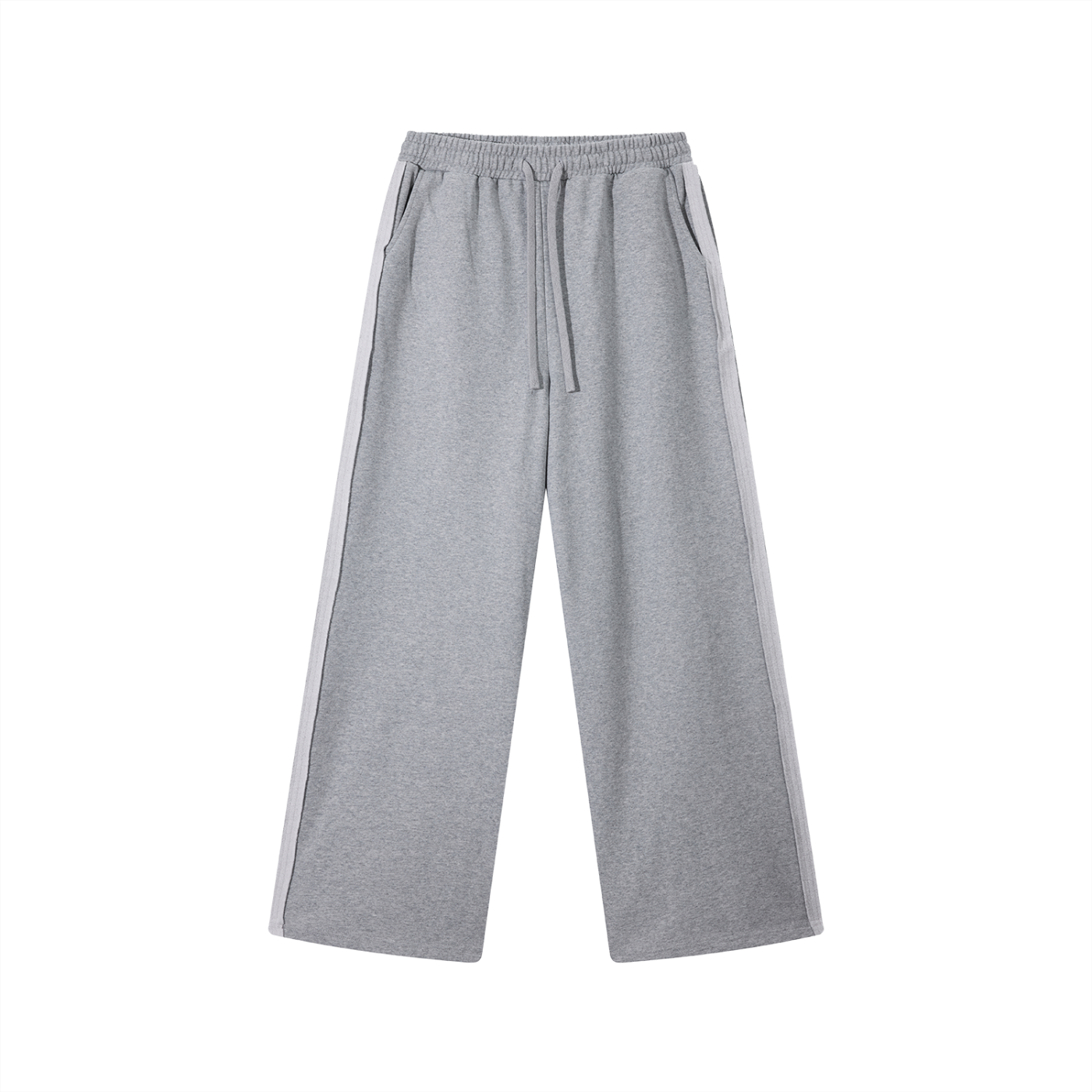 contrast tape straight-leg joggers
